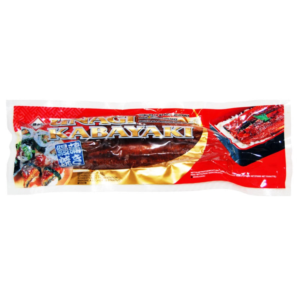 うおがし 冷凍うなぎ蒲焼 250g / Frozen grilled eel