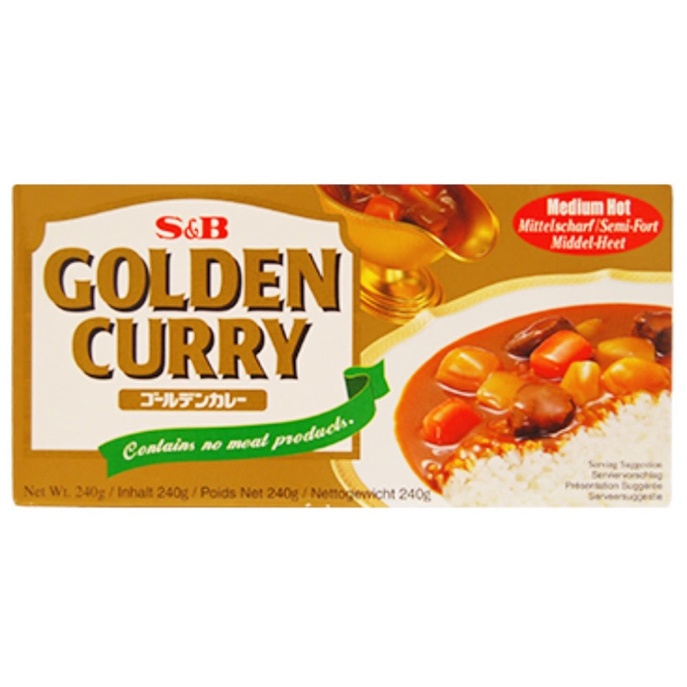 S&B ゴールデンカレー中辛 9+1 / Japanese curry roux (Medium) 9+1
