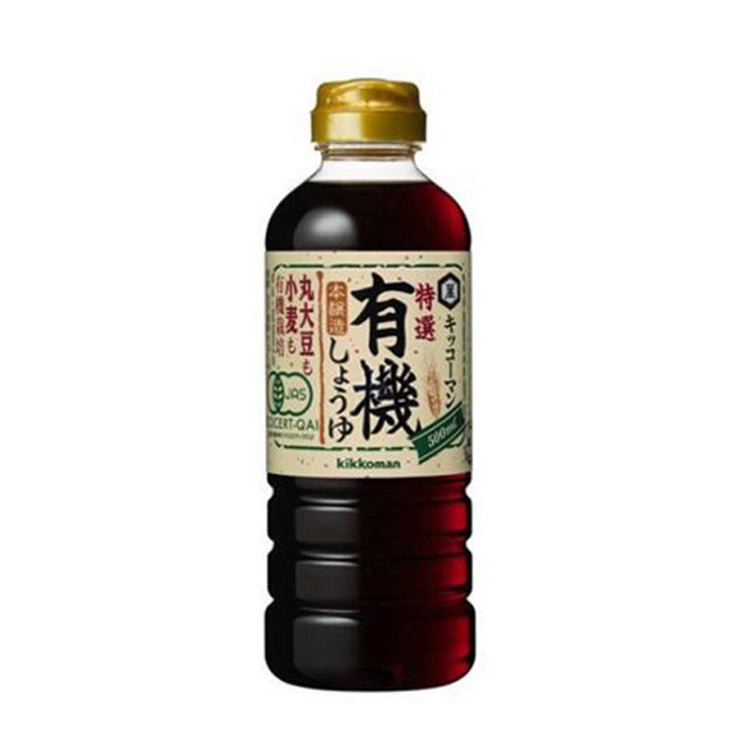 キッコーマン 有機醤油 500ml 11+1 / Organic soy sauce 11+1