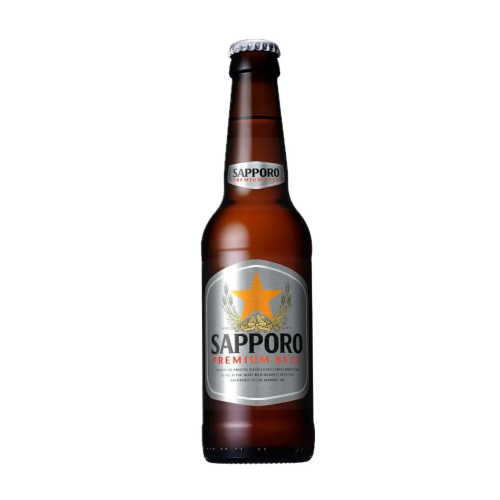 サッポロ ビール 330ml 22+2 / SAPPORO BEER BOTTLE 330ml 22+2