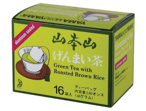 山本山 げんまい茶ティーバッグ 16P / with Roasted Brown rice tea teabag