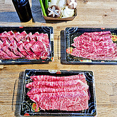 KANATA 和牛すき焼きセット 2人前（お肉400g＋野菜＋割下）/ Wagyu Sukiyaki Set for 2（Meat 400g＋Vegi＋Warishita）