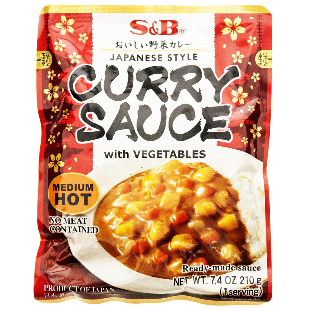 S&B ベジタブルカレーソース 中辛 / Japanese curry sauce (Medium Hot)